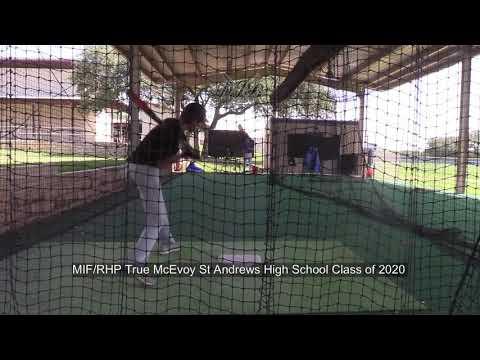 Video of MIF/RHP True McEvoy St Andrews High School Class of 2020