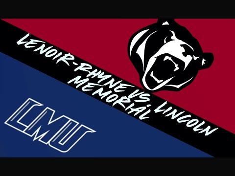 Video of Lenoir-Rhyne Bears v.  #7 Lincoln Memorial Railsplitters