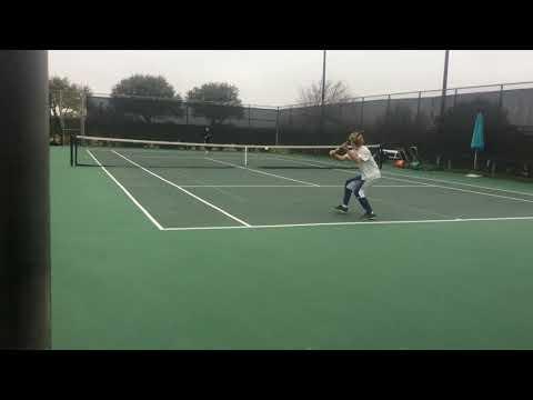 Video of Dakota Anderson College Tennis Recruiting Video 2019