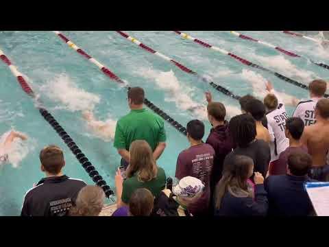 Video of Darren Bittner 2-23-24 State Meet Lake Catholic 100 Free