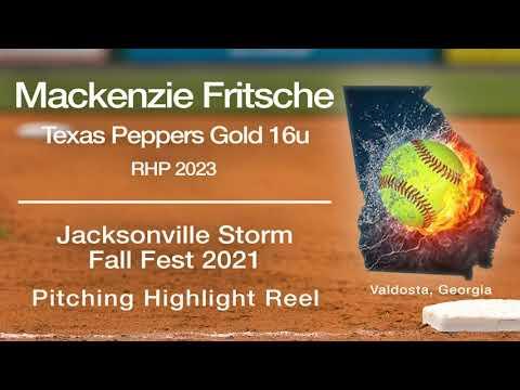 Video of Mackenzie Fritsche - Jacksonville Storm Fall Fest  2021 - Pitching Highlights