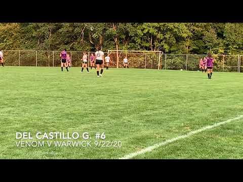 Video of G Del Castillo #6 (Black/White) Venom  9/22/20