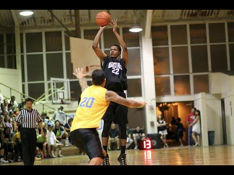 Video of Current High School POY JOSH BURNETT at Manoa Summer League! Maryknoll Star Can Flat BALL! 