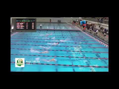 Video of 3.61 drop in 100 fly (Ohio District Meet)