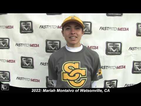 Video of 2022 Mariah Montalvo Catcher and Third Softball Skills Video - Suncats