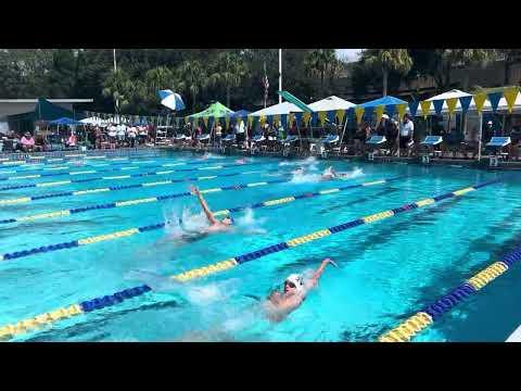 Video of Winner 1st Place Boys 100Y Backstroke - Polk County Championships 2023