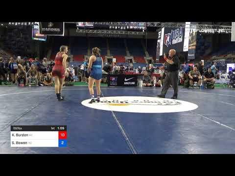 Video of 152 Lbs Cons 32 2 Kelsey Burden Missouri Vs Seattle Bowen Missouri