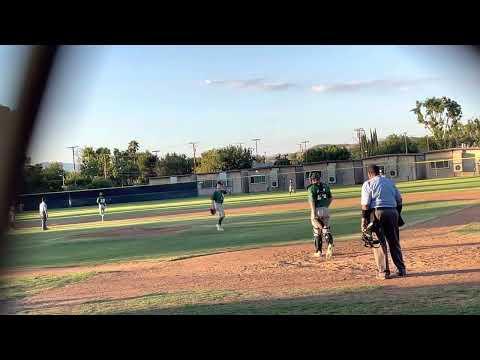 Video of Walk off over center fielder. Hart High School.