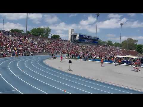 Video of    0:03 / 1:43   Seamus OConnor State Drake 4x800 both laps around 2:00 2 2