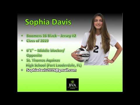 Video of Sophia Davis Skills Video 2017