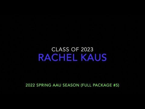 Video of Rachel Kaus (2023) AAU Spring 2022