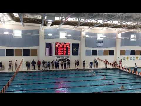 Video of Winning the 13-14 Boys 100 Breaststroke at the 2019 Middle Atlantic Junior Olympics