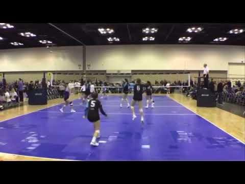 Video of Jenna Szabelski serving 