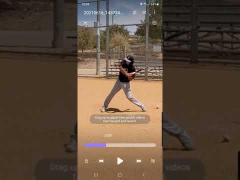 Video of Lefthanded swing