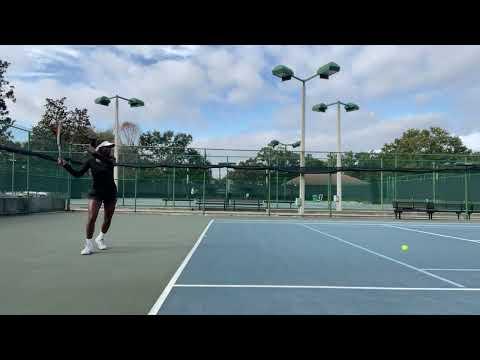 Video of forehand rally