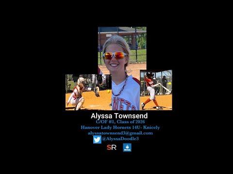 Video of Alyssa Townsend #1 C/U Hanover Lady Hornets Knicely 16U USA Class A National Championship Salem, Va