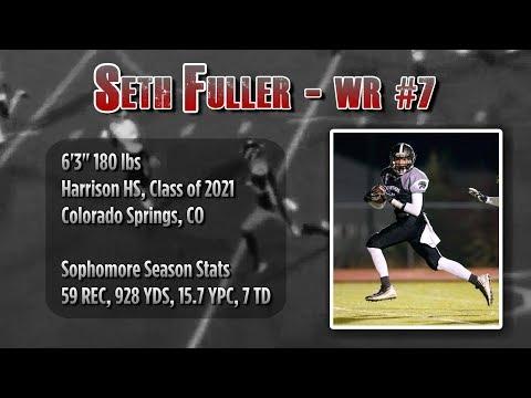 Video of 0:22 / 3:03 6'3" WR - Seth Fuller (Class of 2021) - Sophomore Season Highlights