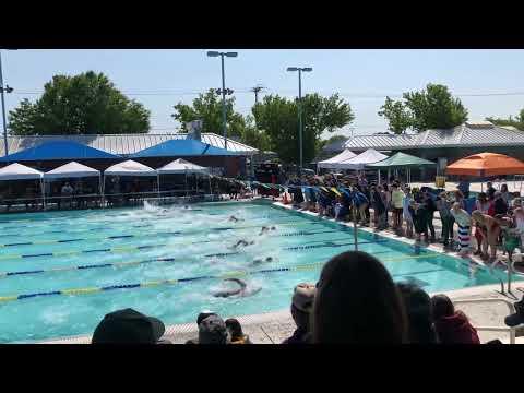 Video of 50 freestyle April 23, 2022