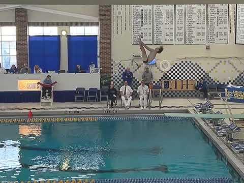 Video of New PR & 11-Dive School Record (512.60) @ Sectionals