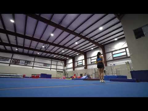 Video of Malia tumbling session