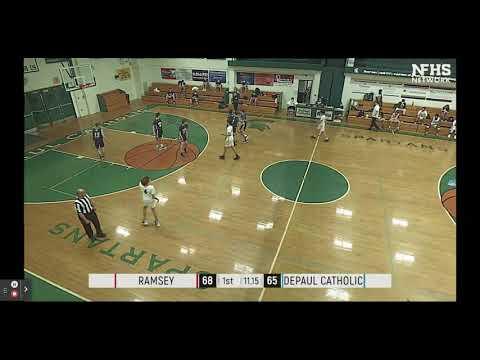 Video of Ramsey Highschool vs Depaul Highschool, I am #14 In blue 