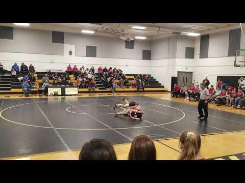 Video of Exhibition Match Wrestling Up 2 Weight Classes