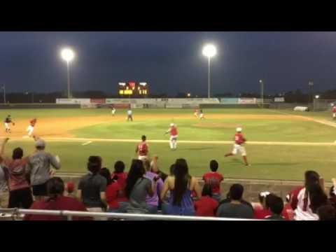 Video of Ray is in the playoff! Isaac Flores triple