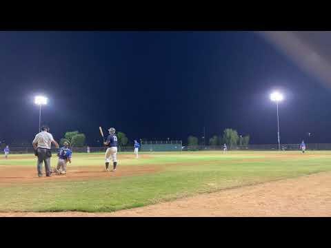 Video of Elijah Soza pitching in championship baseball showcase 