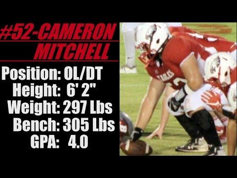 Video of 2020-OL/DL Cameron Mitchell (6’2” 297) Douglas Alabama