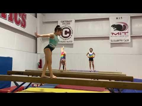 Video of Standing Lay out step out on beam 2022