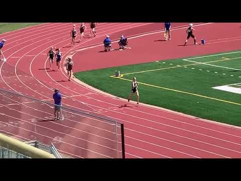 Video of Erin Palmer -- Lane 4, 2019 ND State Champ, 800