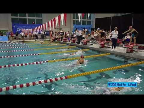 Video of Lane 3 (from top) Women’s 200m Medley Relay A Final | 2018 YMCA Long Course Nationals