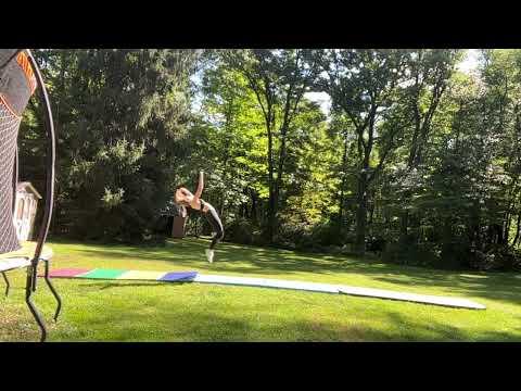 Video of roundoff handspring full