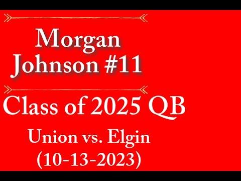 Video of Morgan Johnson #11 vs Elgin | Highlights | 10-13-2023 | Homecoming Game