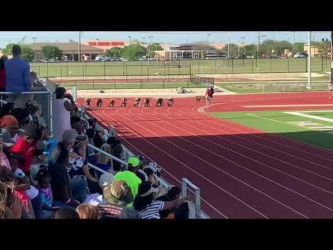 Video of Ty Smedes- Lane 3- 6A District Finals- 100m 10.63