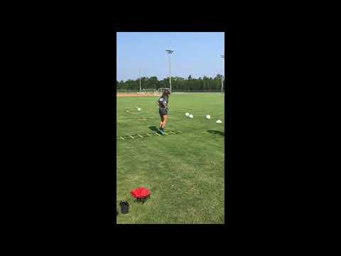 Video of Kaylie Kayes GK 2021 Aug 8th Training Clips