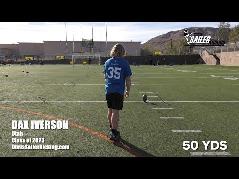 Video of Jan. 2022 Chris Sailer National Kicking Camp highlights 