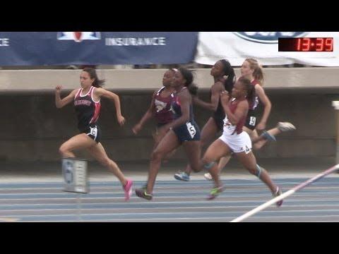 Video of 200m California 2014 CIF Division 3 Finals (Lane 2, Green Uniform, Time: 24.87)