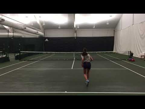 Video of Kylie Hance College Tennis Video