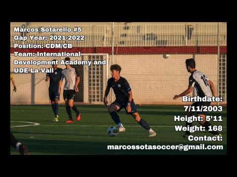 Video of Marcos Sotarello 2021 Highlights