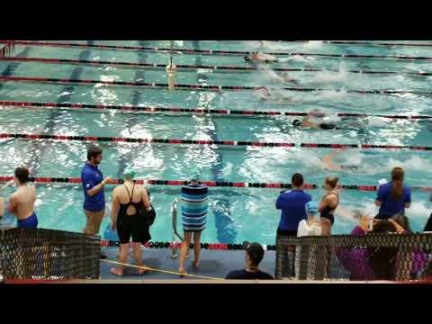 Video of 50 yrd. free In lane 3