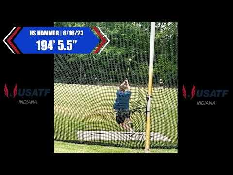 Video of Connor Kalvar - Hammer 194'5.5"