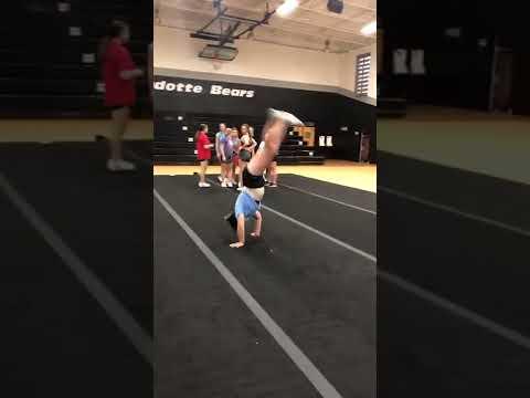 Video of Aly tumbling at practice 