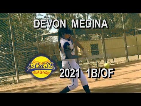 Video of 2021 Devon Medina First Base and Outfield Softball Skills Video