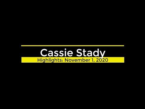 Video of Cassie Stady: Game highlights, November 1, 2020