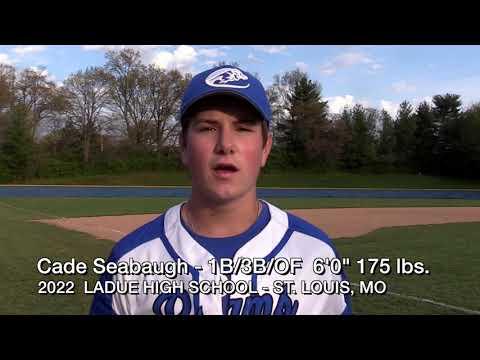 Video of Cade Seabaugh 4/21 1B/3B/OF