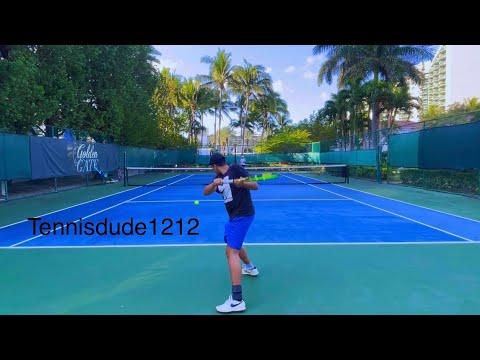 Video of Tennisdude1212 | Miami 2023 Tennis Intense Training