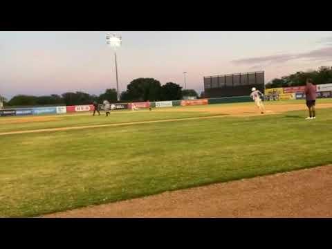 Video of Stand up double to Left center 