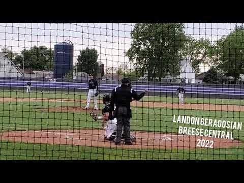 Video of Pitching vs Breese Mater Dei 5/11/21