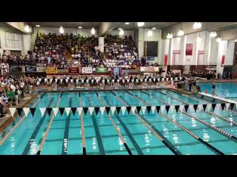 Video of 23.4 First leg of relay, 2020 200 free relay state champions 